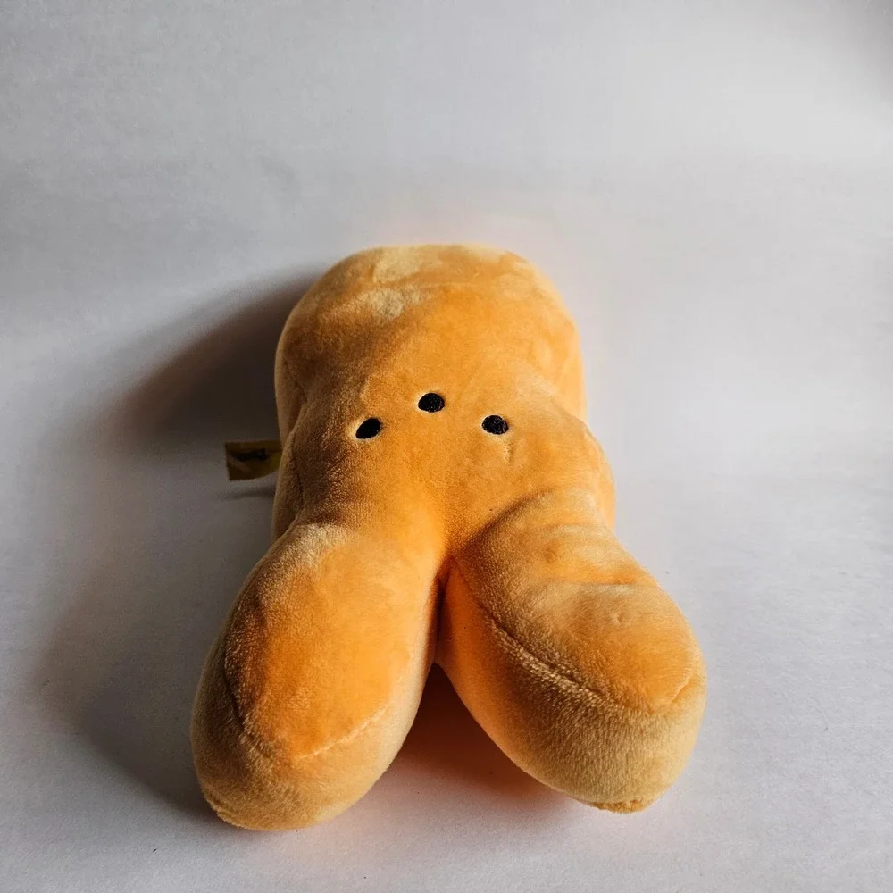 Peeps Plush Bunny Orange Stuffed Animal Easter Candy Toy 9 Inch Classic Logo